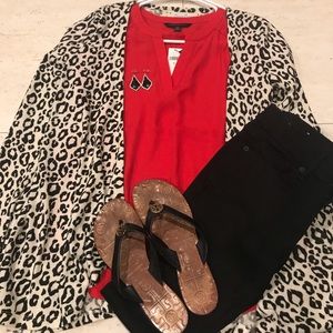 Black Thora Tory Burch Sandals, Size 6